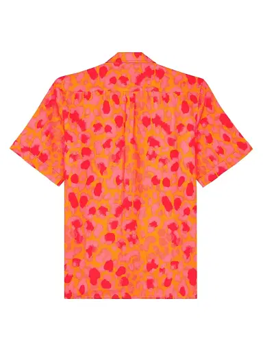 Vilebrequin Men's New Leopard Linen Camp Shirt - Abricot - Size XXL | Thumbnail 3 Vilebrequin Men's New Leopard Linen Camp Shirt - Abricot - Size XXL | Thumbnail 3