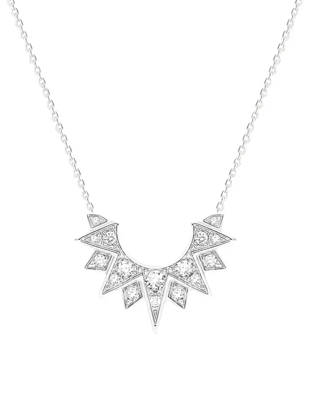Women's Sunlight 18K White Gold & Diamond Pendant Necklace