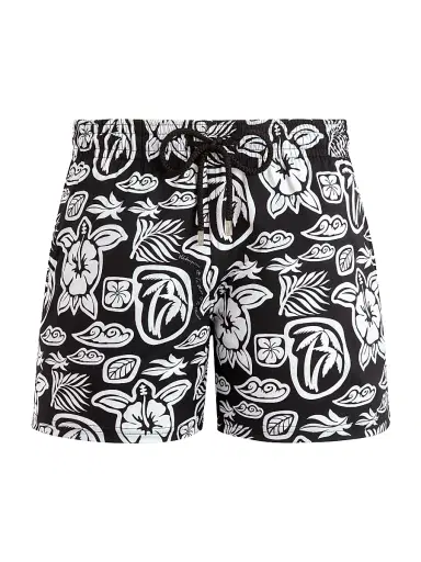 Vilebrequin Men's Tahiti Turtle Swim Trunks | Thumbnail 1 Vilebrequin Men's Tahiti Turtle Swim Trunks | Thumbnail 1