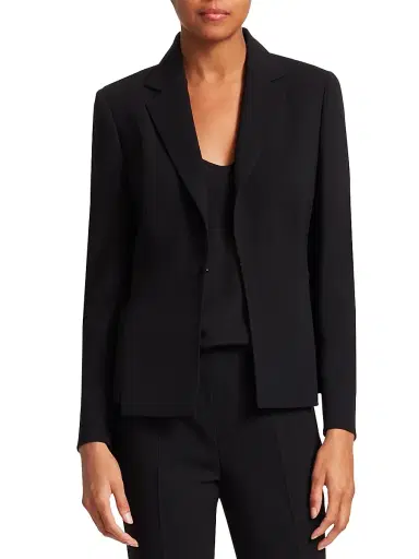 Akris Women's Ocelia Slit Detail Wool Blazer | Thumbnail 3
