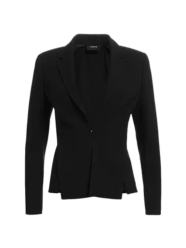 Akris Women's Ocelia Slit Detail Wool Blazer | Thumbnail 1