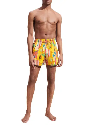 Vilebrequin Men's Sunny Streets Swim Shorts - Soleil | Thumbnail 2 Vilebrequin Men's Sunny Streets Swim Shorts - Soleil | Thumbnail 2