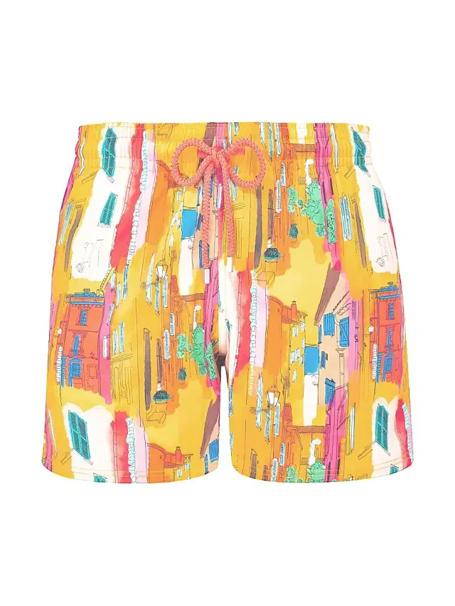 Men's Sunny Streets Swim Shorts - Soleil Men's Sunny Streets Swim Shorts - Soleil