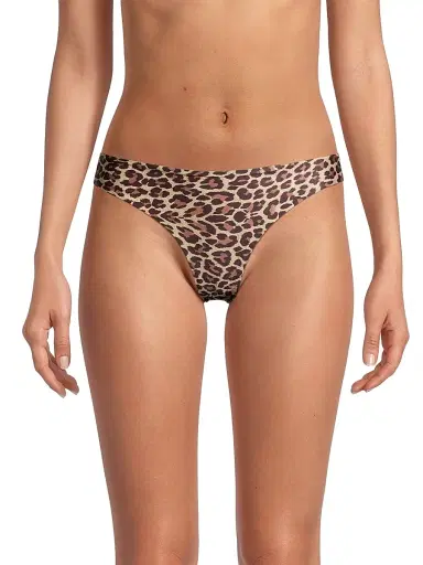 Juan de Dios Women's Guava Reversible Leopard-Print Bikini Bottom - Jaguar Terracota | Thumbnail 3