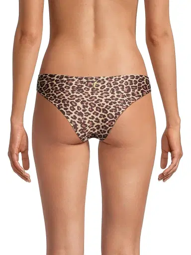 Juan de Dios Women's Guava Reversible Leopard-Print Bikini Bottom - Jaguar Terracota | Thumbnail 5