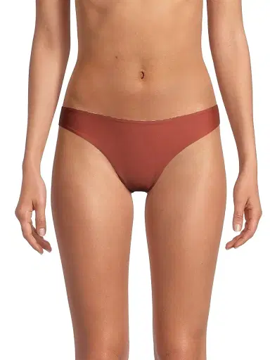 Juan de Dios Women's Guava Reversible Leopard-Print Bikini Bottom - Jaguar Terracota | Thumbnail 6