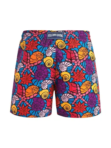 Vilebrequin Men's Noumea Sea Shell Graphic Swim Trunks - Navy Blue Marine - Size XXXL | Thumbnail 3 Vilebrequin Men's Noumea Sea Shell Graphic Swim Trunks - Navy Blue Marine - Size XXXL | Thumbnail 3