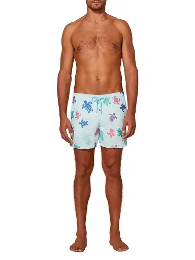 Vilebrequin Men's Mistral Turtle Swim Shorts | Thumbnail 2