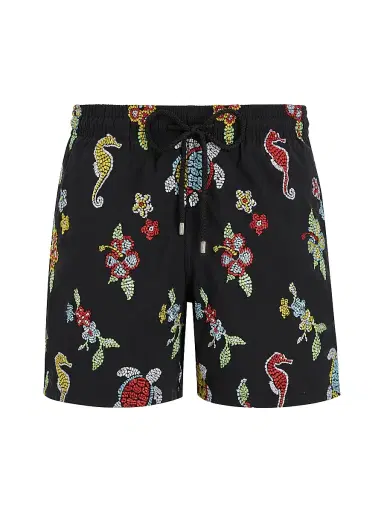 Vilebrequin Men's Mistral Turtle Swim Shorts | Thumbnail 1
