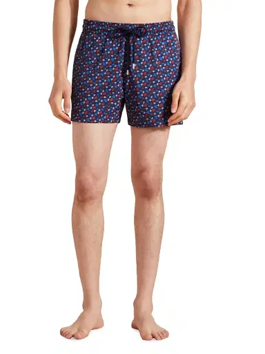 Vilebrequin Men's Moorsie Turtle Print Swim Trunks - Navy Blue Marine - Size Small | Thumbnail 4 Vilebrequin Men's Moorsie Turtle Print Swim Trunks - Navy Blue Marine - Size Small | Thumbnail 4
