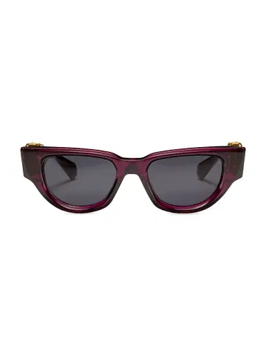 Valentino Garavani Women's V-Due 50MM Cat-Eye Sunglasses - Purple | Thumbnail 2 Valentino Garavani Women's V-Due 50MM Cat-Eye Sunglasses - Purple | Thumbnail 2