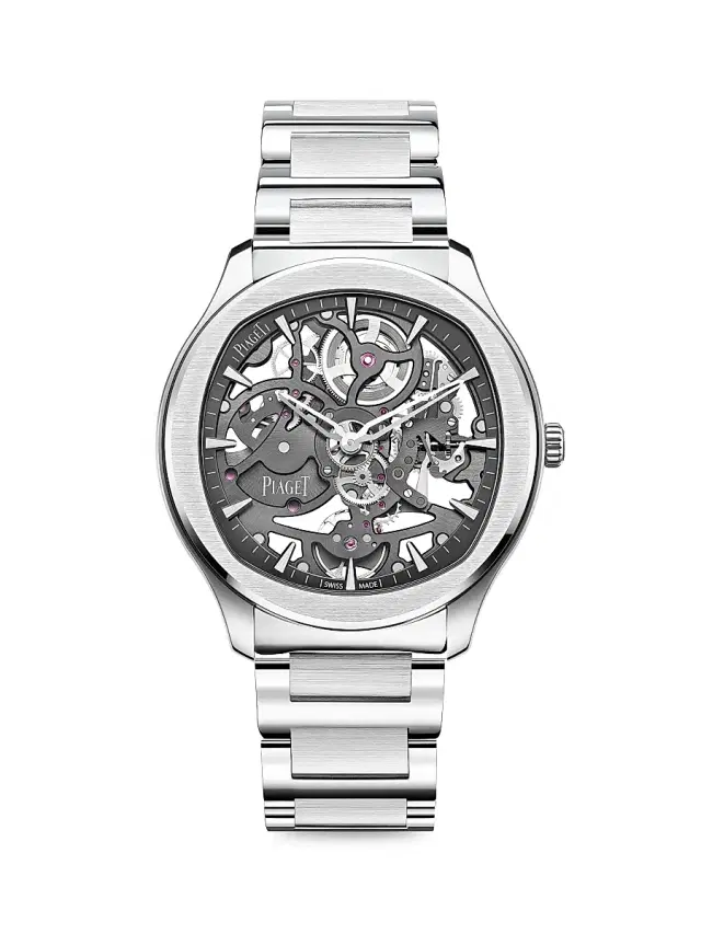 Men's Polo Stainless Steel Skeleton Watch