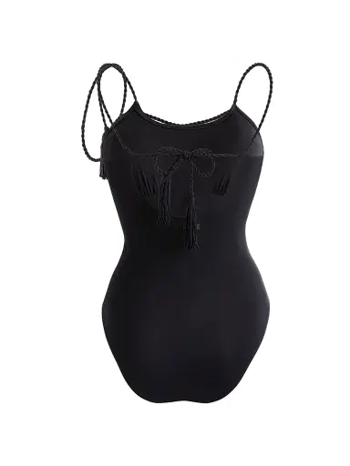 Vilebrequin Women's Tresses Braided One-Piece Swimsuit - Noir - Size Large | Thumbnail 2 Vilebrequin Women's Tresses Braided One-Piece Swimsuit - Noir - Size Large | Thumbnail 2