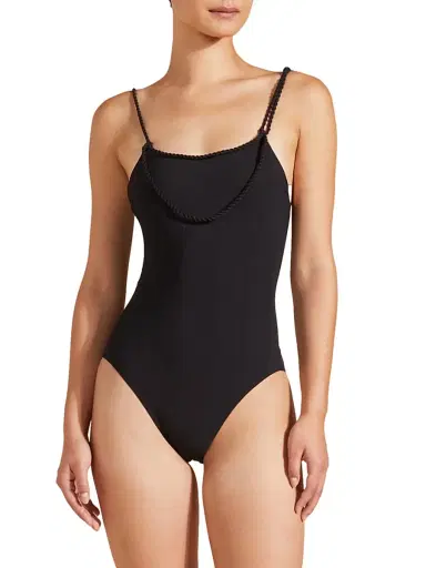 Vilebrequin Women's Tresses Braided One-Piece Swimsuit - Noir - Size Large | Thumbnail 3 Vilebrequin Women's Tresses Braided One-Piece Swimsuit - Noir - Size Large | Thumbnail 3