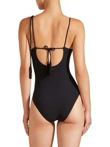 Vilebrequin Women's Tresses Braided One-Piece Swimsuit - Noir - Size Large | Thumbnail 4 Vilebrequin Women's Tresses Braided One-Piece Swimsuit - Noir - Size Large | Thumbnail 4