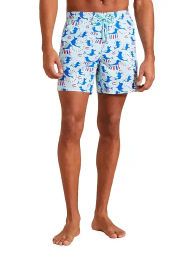 Vilebrequin Men's Circus Print Swim Trunks - Thalassa - Size XXL | Thumbnail 4 Vilebrequin Men's Circus Print Swim Trunks - Thalassa - Size XXL | Thumbnail 4