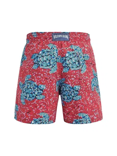 Vilebrequin Men's Turtle Sequin Trompe L'oeil Swim Trunks | Thumbnail 3 Vilebrequin Men's Turtle Sequin Trompe L'oeil Swim Trunks | Thumbnail 3