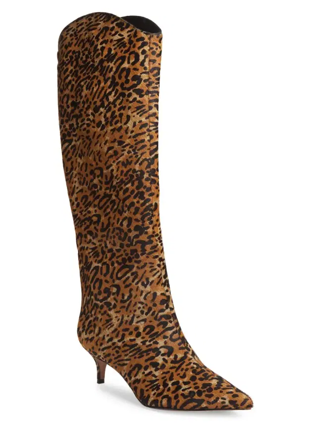 Women's Maryana Leather Knee-High Boots - Natural