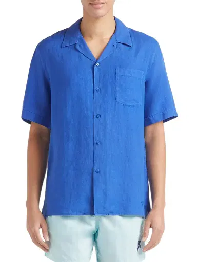 Vilebrequin Men's Charli Linen Shirt - Marrakech - Size XXL | Thumbnail 4