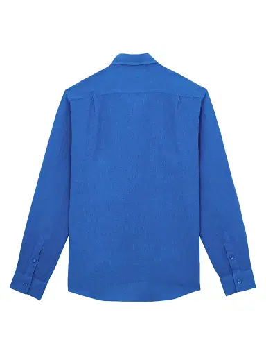 Vilebrequin Men's Long-Sleeve Linen Shirt | Thumbnail 3