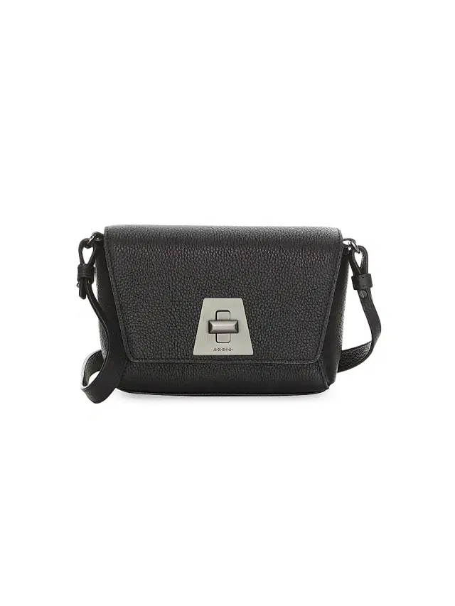 Akris Women's Little Anouk Day Leather Crossbody Bag - Black