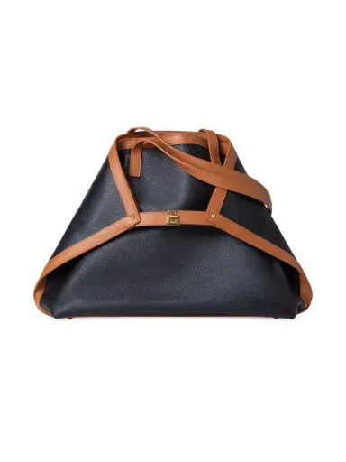 Akris Women's Ai Leather Shoulder Bag - Black Brown | Thumbnail 5