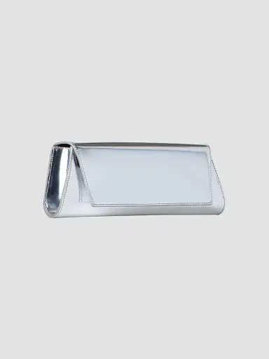 Akris Women's Small Anouk Metallic Leather Clutch | Thumbnail 7