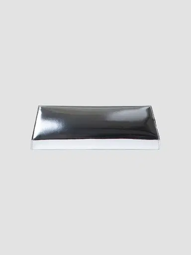 Akris Women's Small Anouk Metallic Leather Clutch | Thumbnail 8