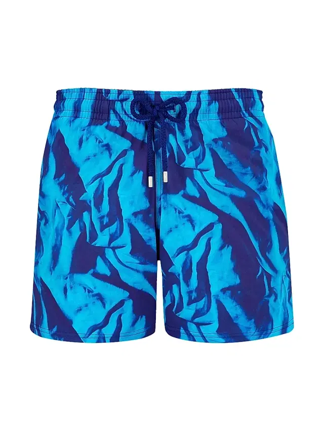 Men's Les Draps Froisses Graphic Shorts - Bleu Neptune Men's Les Draps Froisses Graphic Shorts - Bleu Neptune
