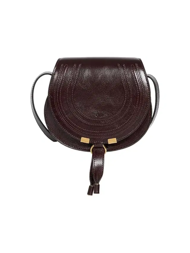 Chloé Women's  Marcie Leather Saddle Bag - Auburn Red