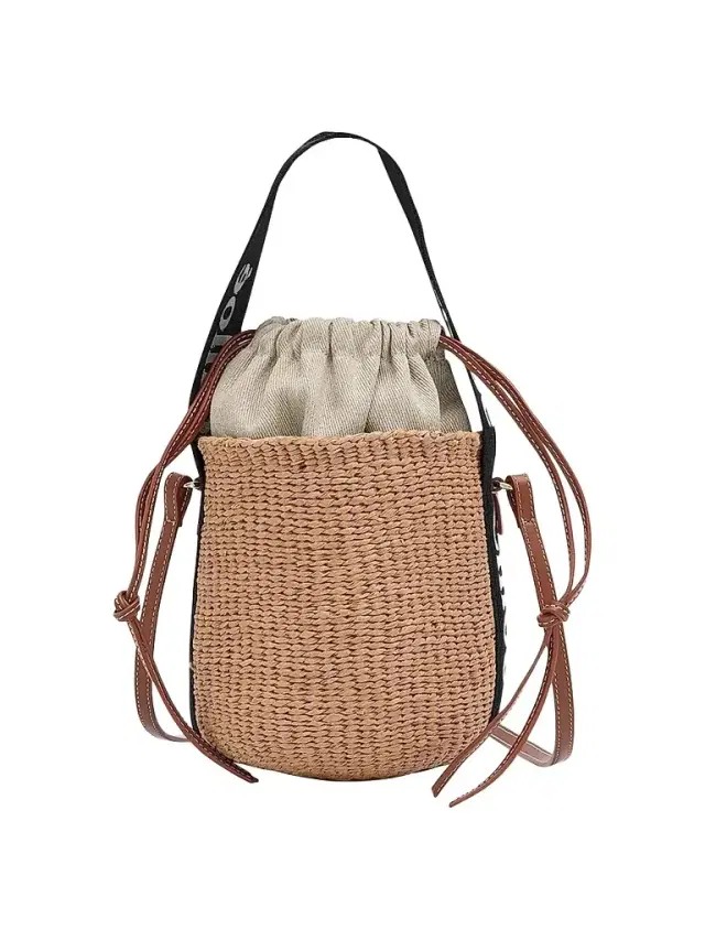 Chloé Women's  Woody Basket Bag - Black Beige