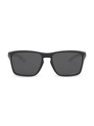 Oakley Men's 60MM Sylas Mirrored Sunglasses - Matte Black | Thumbnail 1