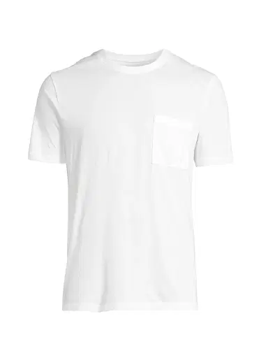 Vilebrequin Men's Titan Jersey Pocket T-Shirt - Craie - Size XXXL | Thumbnail 1 Vilebrequin Men's Titan Jersey Pocket T-Shirt - Craie - Size XXXL | Thumbnail 1