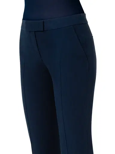 Akris punto Women's Frankie Cropped Pants - Navy - Size 18 | Thumbnail 5