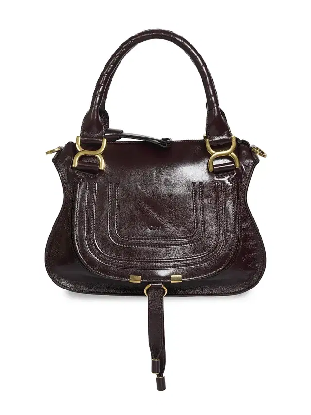 Chloé Women's Marcie  Leather Satchel - Auburn Red