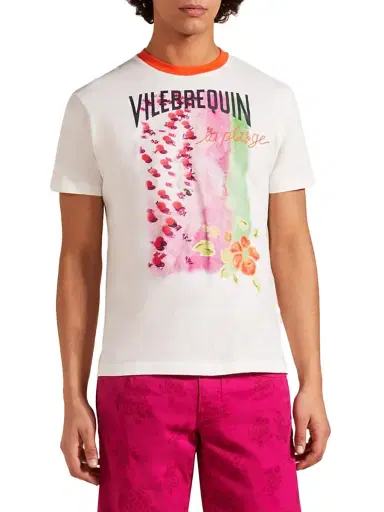 Vilebrequin Men's Plage Sky T-Shirt - Off White - Size XXL | Thumbnail 4