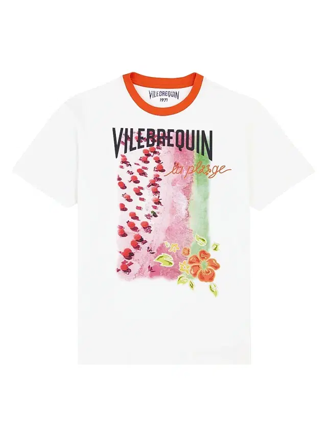 Men's Plage Sky T-Shirt - Off White