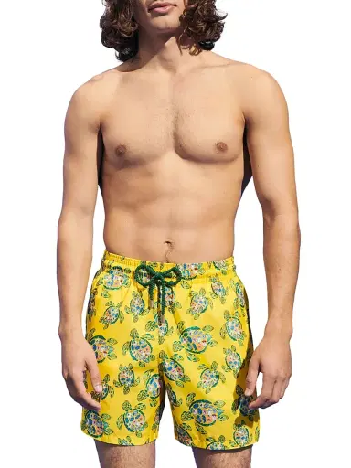 Vilebrequin Men's Provencal Turtles Swim Shorts - Soleil | Thumbnail 3 Vilebrequin Men's Provencal Turtles Swim Shorts - Soleil | Thumbnail 3