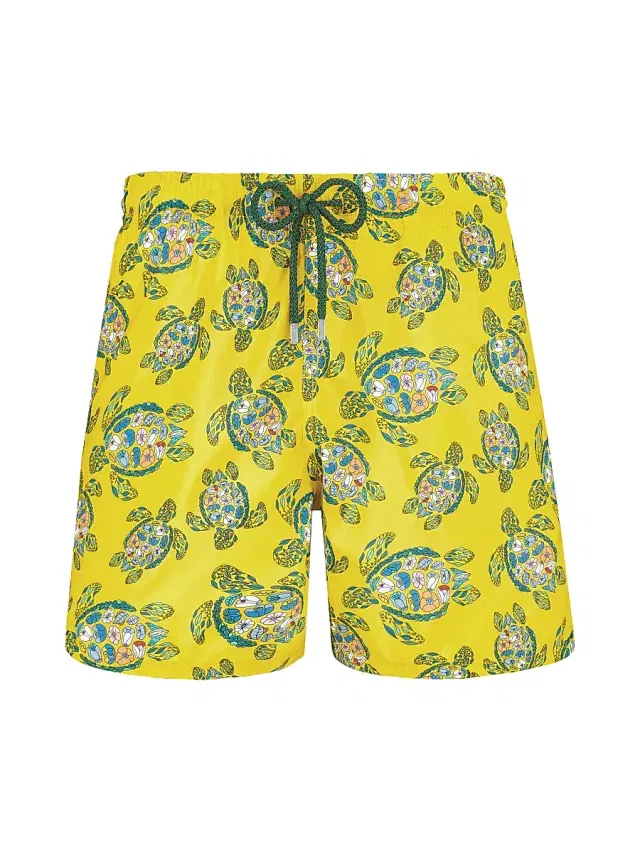 Vilebrequin Men's Provencal Turtles Swim Shorts - Soleil