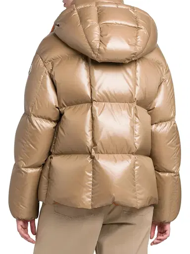Moncler Women's Parana Short Down Jacket - Beige | Thumbnail 4 Moncler Women's Parana Short Down Jacket - Beige | Thumbnail 4