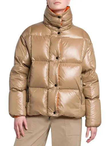 Moncler Women's Parana Short Down Jacket - Beige | Thumbnail 5 Moncler Women's Parana Short Down Jacket - Beige | Thumbnail 5