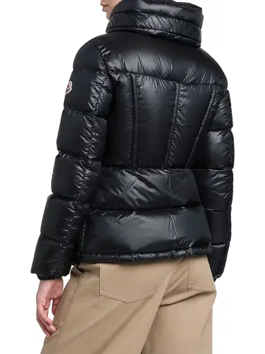 Moncler Women's Douro Fitted Short Down Jacket - Black | Thumbnail 4 Moncler Women's Douro Fitted Short Down Jacket - Black | Thumbnail 4