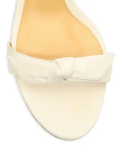 Alexandre Birman Women's Clarita Leather Ankle-Strap Sandals - White - Size 12 | Thumbnail 4 Alexandre Birman Women's Clarita Leather Ankle-Strap Sandals - White - Size 12 | Thumbnail 4