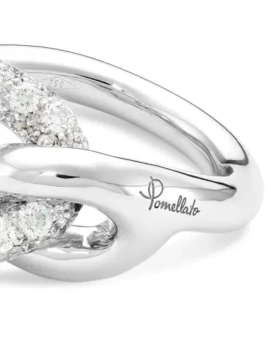 Pomellato Women's Catene 18K White Gold & Diamond Ring - White Gold | Thumbnail 3 Pomellato Women's Catene 18K White Gold & Diamond Ring - White Gold | Thumbnail 3