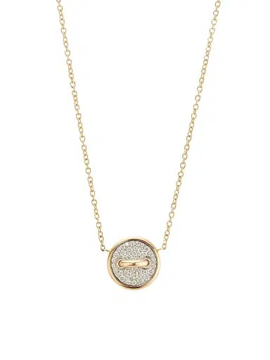 Pomellato Women's Pom Pom Dot 18K Rose Gold & 0.40 TCW Diamond Button Pendant Necklace - Rose Gold | Thumbnail 1 Pomellato Women's Pom Pom Dot 18K Rose Gold & 0.40 TCW Diamond Button Pendant Necklace - Rose Gold | Thumbnail 1