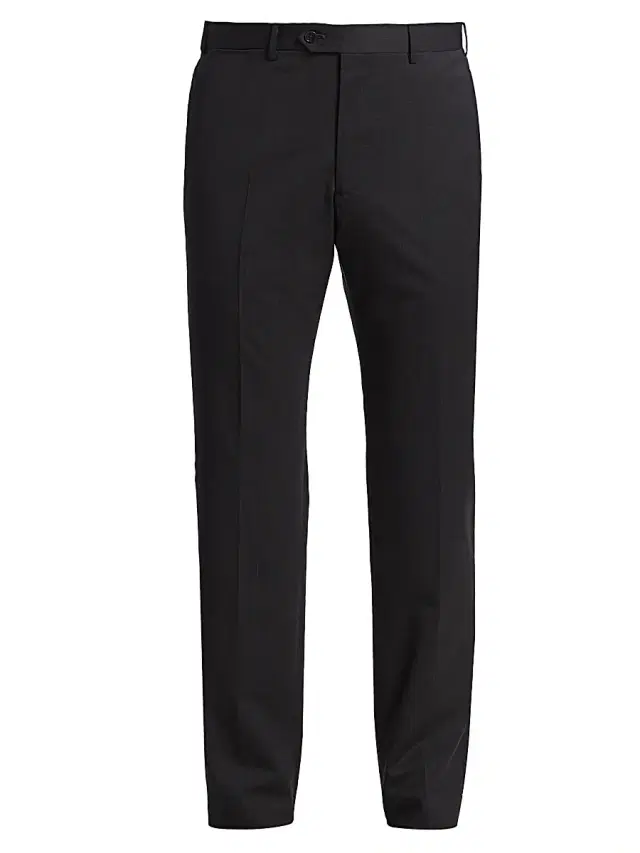 Men's Wool Trousers - Dark Heather Grey