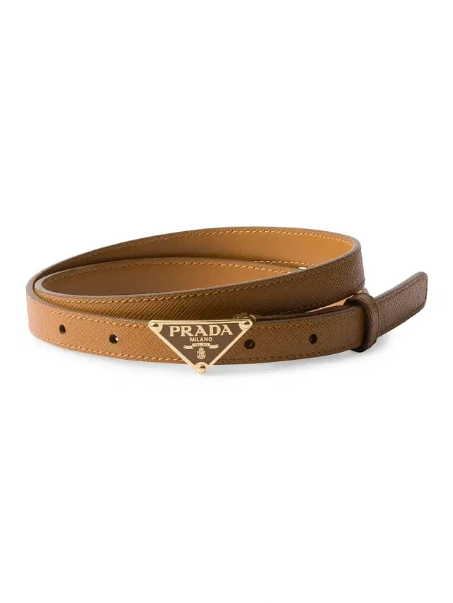 Prada Women's Saffiano Leather Belt - Brown