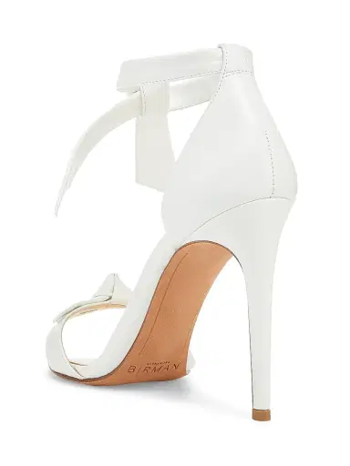 Alexandre Birman Women's Clarita Bow Leather Sandals - White - Size 5.5 | Thumbnail 7 Alexandre Birman Women's Clarita Bow Leather Sandals - White - Size 5.5 | Thumbnail 7