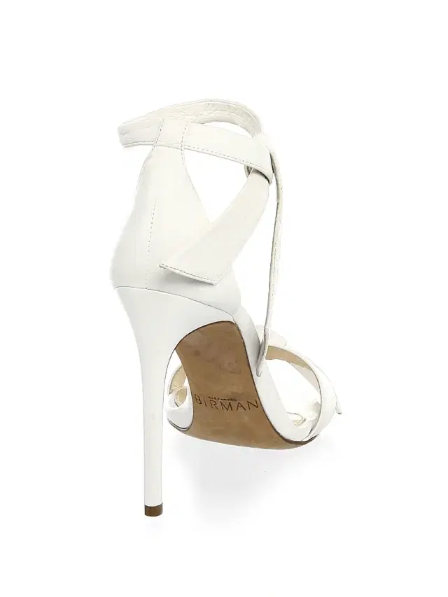Alexandre Birman Women's Clarita Bow Leather Sandals - White