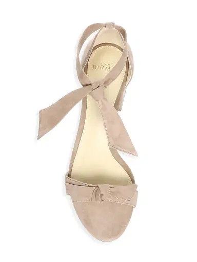 Alexandre Birman Women's Clarita Bow Suede Sandals | Thumbnail 5